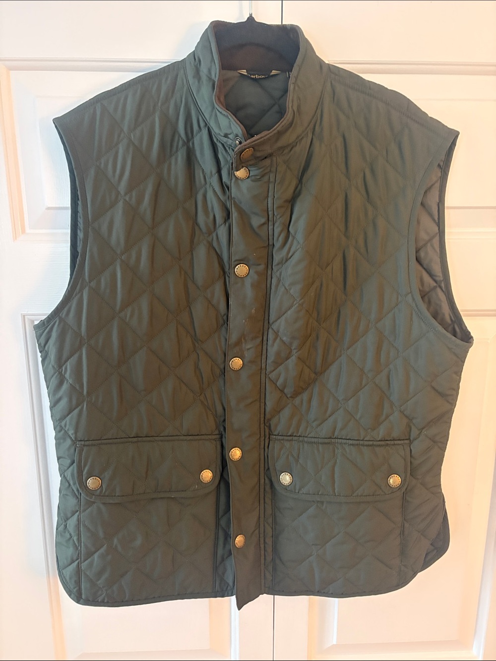 Barbour Quilted Vest in Olive XXL